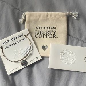 Alex and Ani liberty copper bracelet